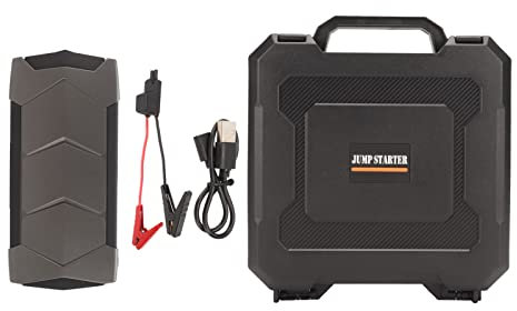 Démarreur de Saut, Démarreur de Voiture Portable 800A 10800mAh 12V, Booster de Batterie de Voiture avec Banque d'alimentation de Secours à Lumière LED, Démarreur de Voiture pour