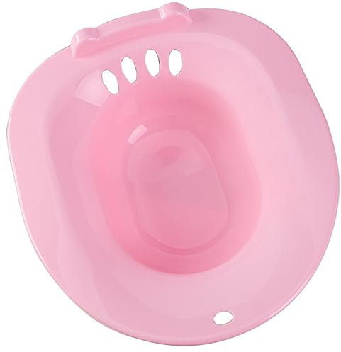 LALAFINA Sitzbad Für Schwangere Frauen Faltbares Waschbecken Zur Sicherer Einsatz Für Wochenbettpflege Rutschfestes Design Ergonomisch Geformt Mit Anti-überlauföffnung