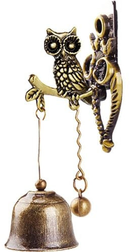 Lipfer Vintage Metall Türklingel Retro Tier Magnetischer Saugwind -Chimes Türdekoration Für Ladenbesitzer, Wandtür Ornamente Für Innen- Und Außendekoration