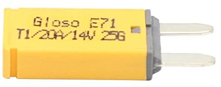 Schützende Verdrahtung DC 14 V 5 A 7,5 A 10 A 15 A 20 A 30 A Mini-Geldautomaten-Leistungsschalter mit automatischer Rückstellung, Flachsicherung for Auto, LKW, Boot mit automatischer Wiederherstellung