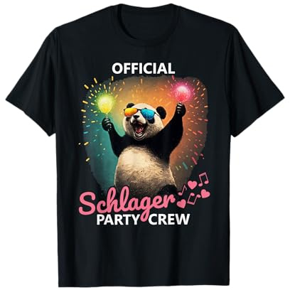PARTY HASE Outfits für Party und Kneipentour Official Schlager Party Crew T-Shirt