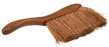 Brosse balayette avec poignée en Fibres de Coco et Bois de Teck - LARA -