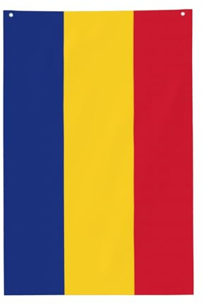 Bandiera Della Romania Colore Vivido 2x3 Ft Per All'aperto Bandiere Banner Con Occhielli Poliestere Premium