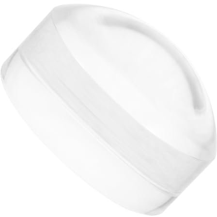 Tofficu Round Shape Magnifier Paperweight Optical Reading Tool Desk Decor Acrylic Dome Magnifier Magnifying Reading Aid