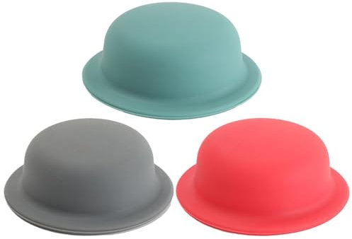 Topfdeckel-Knopf-Abdeckung, 3 Stück, wärmeisolierende, verbrühungshemmende Silikon-Topfdeckel-Griffabdeckung, rutschfester Topfdeckel-Knopf-Ersatz, universelle Silikon-Topfgriff-Abdeckung, Topfgriff-A