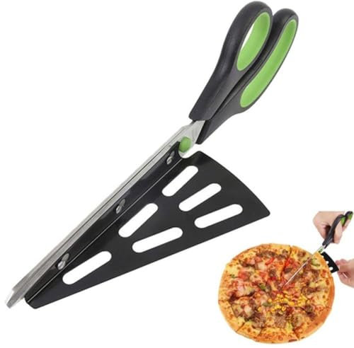 Abbdbd Forbici per Pizza Tagliapizza con Lama Staccabile in Acciaio Inossidabile E Impugnatura Morbida per Forbici Cucina Multifunzionali