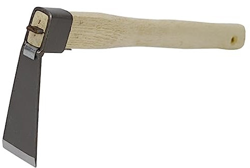 Kisangel Houe De Jardinage en Acier Outil De Binage Manuel pour Désherber des Fleurs Houe Portable