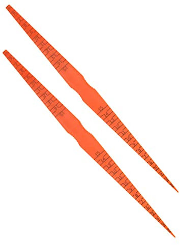BELLIFFY 2pcs Plastic Door Gap Measuring Tool for Vehicles Panel Gap Alignment and Thickness Measuring Tool for Auto Body Checks Easy-to-use Gauge