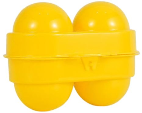 Nybhyjka 3 Stück Eierträger Für 2 Eier, Tragbare Eierbehälter Eierträger, Eierbox, Eierbehälter Plastik Eier Aufbewahrungsbox, Eierträger, Camping-Eierhalter, Für Camping Picknick Reise