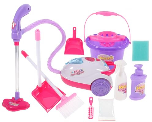 UKCOCO Simulation Vacuum Cleaner Cleaning Tool Toy for Boys and Girls Play House Role Play Pretend Cleaning Activity