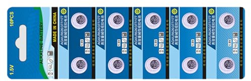 Lot de 10/20 piles bouton alcalines 1,5 V AG4 LR626 1,5 V pour jouets et télécommandes gadgets