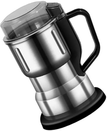 Gadpiparty Moulin à Café Électrique Compact Pour Grains Et Céréales, Broyage Fin, Petite Taille, Moteur Puissant, Usage Domestique Et Extérieur, Appareil Polyvalent Multifonction Pour Café Moulu