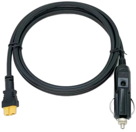 Okaywork Cavo XT60 da Accendisigari 12V/24V 1,5M 16AWG, Adattatore Auto per Powerstation e Generatore Solare, Compatibile con ECOFLOW DELTA 2/3/2 Max, Batteria Portatile, Alta Qualità e Sicuro