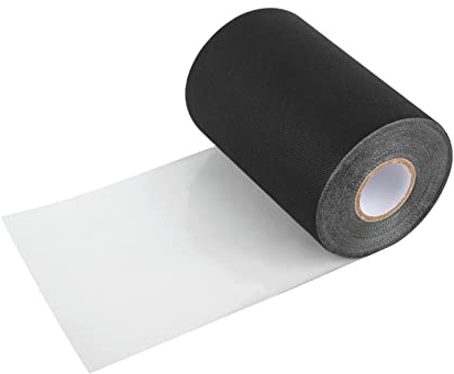 Asixxsix Ruban Adhésif pour Gazon Synthétique, 150 Mm X 10 M, pour Installation de Gazon Artificiel, Ruban Adhésif pour Tapis Extérieur, pour Projets D'aménagement Paysager (Black)