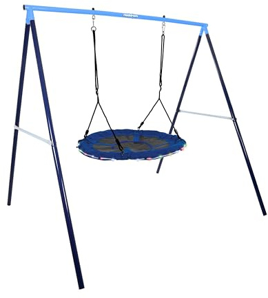Hedstrom Fabric Nest Style Swing with Lights - Garden Swing - Kids Outdoor Play Equipment for Children