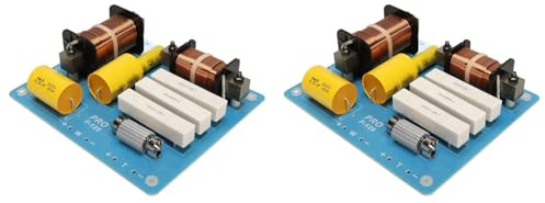Frahou 2X 2-Wege-Frequenzweiche, Maximal 800 W, Professioneller Frequenzteiler für BüHnen- und Konferenzlautsprecher