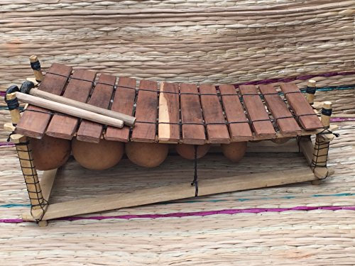 echtem afrikanischen Holz 12 Schlüssel Xylophon – Fair Trade aus Ghana