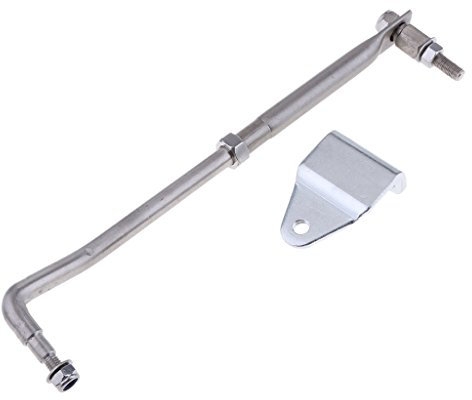 Shiwaki Aussenborder Lenkstange Lenkung Außenbordmotor Lenkstange Edelstahl mit Schrauben und Unterlegscheiben