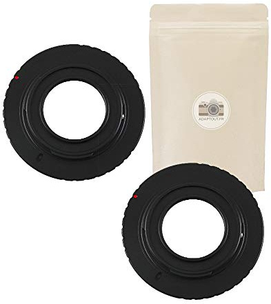 2x C-Mount M4/3 ? Lens Mount Adapter for Monture C C-Mount Lens to Micro 4/3 Camera DSLR