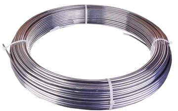 Runddraht Alu 8mm Anschluß Blitzschutz AlMgSi - Meterware (15m)