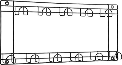 St Helens Home & Garden Wall Mounted Two Tier Tool Rack with Hanging Space for 11 Tools - organise your garage or shed in an instant