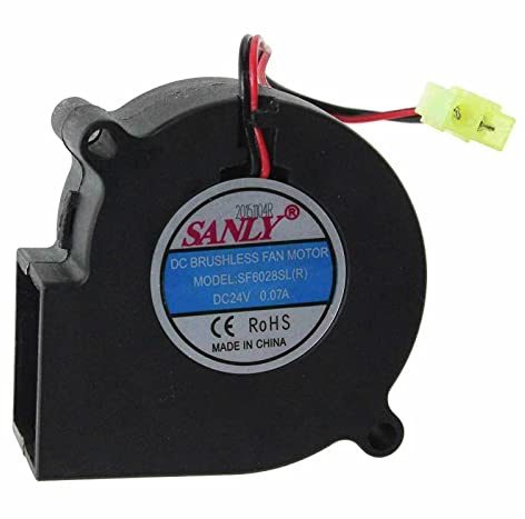 VADO VLTRA SF6028SL(R) Electric Fire Fan Motor Unit (DC 24V), Air Volume Turbo Blower Turbine Air Blower Fan For Charcoal Starter Barbecue Fire Picnic Camping Heating Equipment