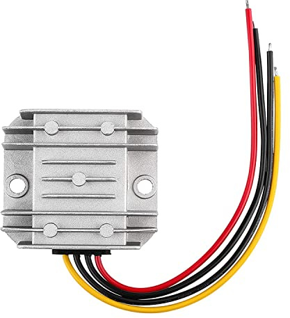Protooma DC Voltage Converter - Regulator Boost Buck Converter Reducer 8V-40V Step Up Down to 12V 3A 36W for Golf Cart Club Car LED Light,Waterproof Power Supply Transformer Volt Module