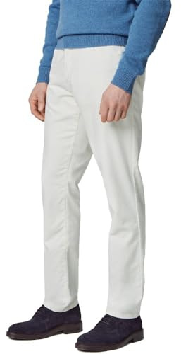Hackett London Moleskin 5pkt Pantalones, Beige (Ecru), 30W/32L para Hombre