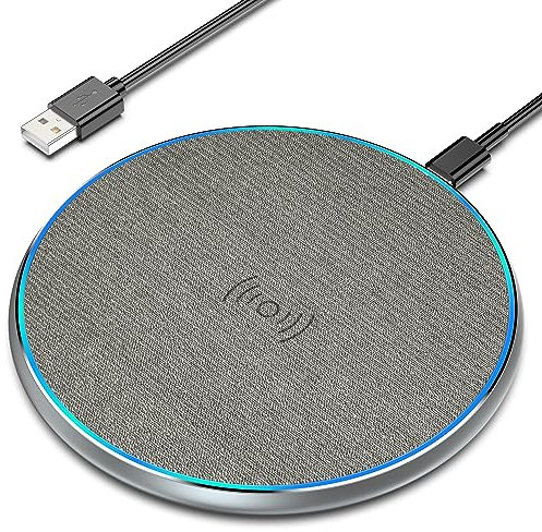 Wireless Charger, 15W Wireless Charging Pad for iPhone 17/16/15/14/13/12/11 Pro/Pro Max/XS Max/XR/SE,Samsung Galaxy S22/S21S20/S10/S9/Note10/9,HUAWEI P40/P30, Xiaomi, AirPods 2/Pro/Galaxy Buds