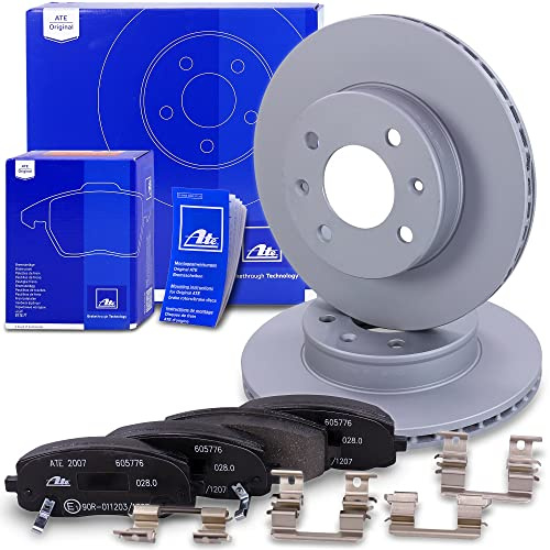ATE Bremsenset Vorderachse inkl. Bremsscheiben vorne Ø 241 mm belüftet | Kompatibel mit: HYUNDAI i10 I, KIA PICANTO I