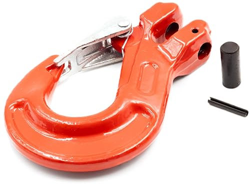 ALFA LOGISTIK Crochet à Chape WLL 1120kg - Crochet de Charge pour Chaîne D'élingue - Crochet de Chaîne D'arrimage - Crochet Forestier - Crochet de Sécurité de Chaîne Forestière