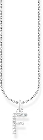 THOMAS SABO Halskette Buchstabe 925 Sterling Silber mit Zirkonia KE2240 - KE2265