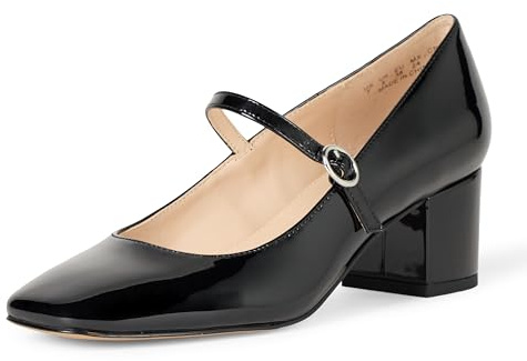 The Drop Aoki Heeled Mary Jane Talons Plateforme, Noir, 40 EU