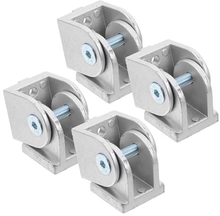 CHILDWEET 4 Stück Drehgelenke Aus Zinklegierung Aluminium Extrusionsbeschläge Flexibel Kompatibel Mit 3030 Aluminiumprofilen