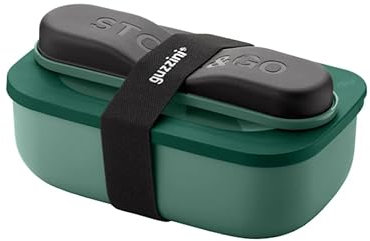 Guzzini Lunch Box con Contenitore 'Store&Go' On The Go, Verde - 171155172