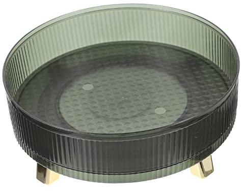 OFFSCH Organizzatore Girevole A 360 Gradi Per Contenere Barattoli Di Condimenti E Prodotti Cura Della Pelle Vassoio Rotante Per Trucchi E Articoli Da Toeletta