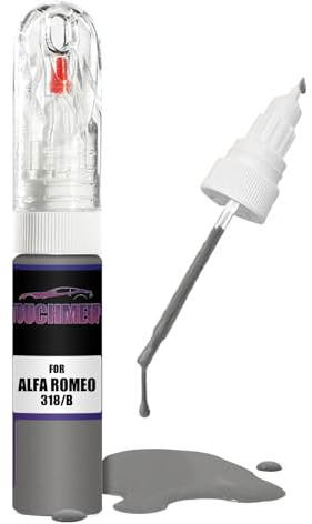 Kit di riparazione con penna per ritocchi e pennelli, per ALFA ROMEO GRIGIO MAGNESIO/STROMBOLI 318/B