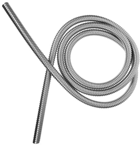 Homoyoyo Edelstahl Kabelschutz 3 Meter Kabelrohr 20mm Innen Für Automobil Und Landwirtschaft Kabelschutzschlauch