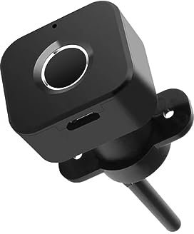 HOMSFOU Elektronisches Fingerabdruck Möbelschloss Usb Wiederaufladbar Schubladenschloss Mit Abs Material Schlüsselose Entsperrung Für Home Office Und Möbel