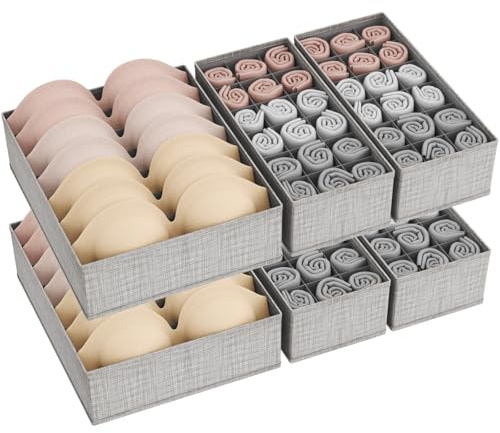 Lifewit 6 Pack Hemnes Organizer mit Stützplatte für Kommode in 2 Größen