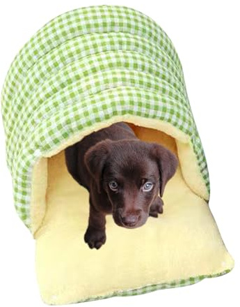 Genérico Cama para Mascotas - Cama para Perros De 45 Cm, ​​Camas con Cojines Mullidos, Refugios Acogedores Plegables | portátil Lavable para Gatos pequeños, medianos y Grandes, Lugar de Descanso cáli