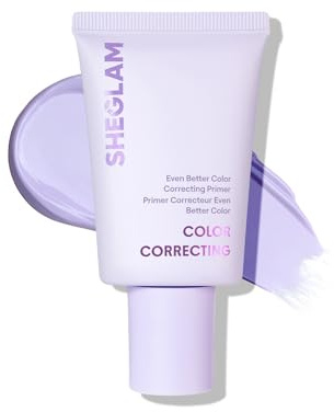 SHEGLAM Even Better Color Correcting Primer Skin Care Long-lasting Smooth Skin-Purple