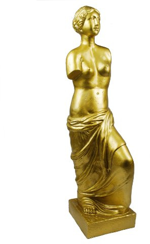 Frankenland Design Statue Venus von Milo, goldfarbig, ca. 65 cm hoch
