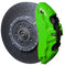 Foliatec Bremssattel Lack Set, Hitzebeständig, Komplettsatz für 4 Bremssättel, neon Green, 7-teiliges Set