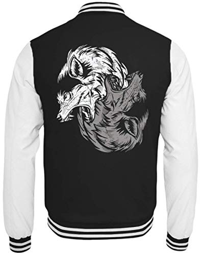 Le Yin et Le Yang du Loup - Dorsale de la Veste Universitaire