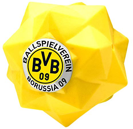 Bellomania BVB-Fun-Ball Hunde-Spielball aus Thermoplastisches Gummi Futter-Ball Kau-Spielzeug
