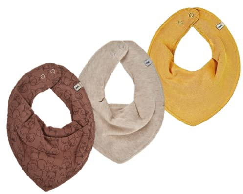Pippi Halstücher Baby Sabberlätzchen Halstuch im 3er Sparpack (*Baby Teddys)