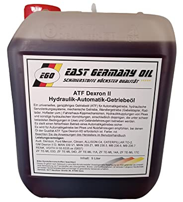 East Germany OIL Getriebeöl ATF Dexron II Hydraulik-Automatik-Getriebeöl (5 Liter Inhalt, 5 kg)