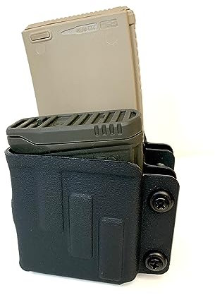 Speedmag AR15 Kydex Magazintasche Magazin Pouches AR 15 / M16 Multi Lok Loop Gürtel Clip (AR15 Halter HP/Doppelt)