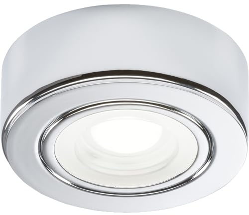 Knightsbridge 230V LED Under Cabinet Light with Adjustable CCT - Chrome, CABCTC